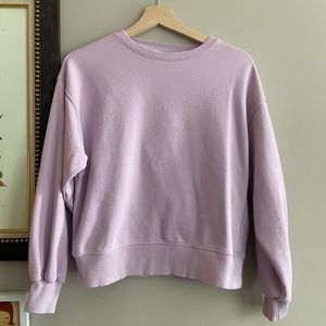 Lilac crew neck sweater from Zara!